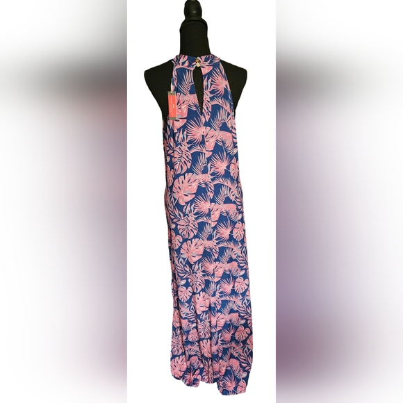 NWT Simply Southern Navy Paradise Halter Dress - Picture 4 of 10